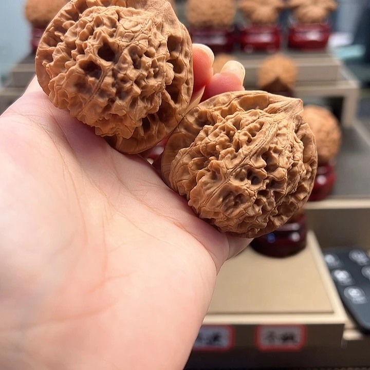 把件文玩核桃官帽 f-004