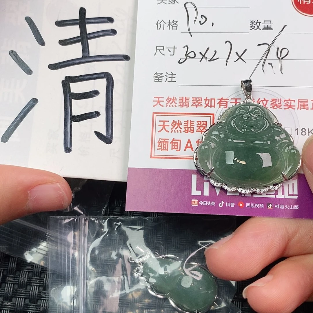 翡翠银S925镶嵌颈饰