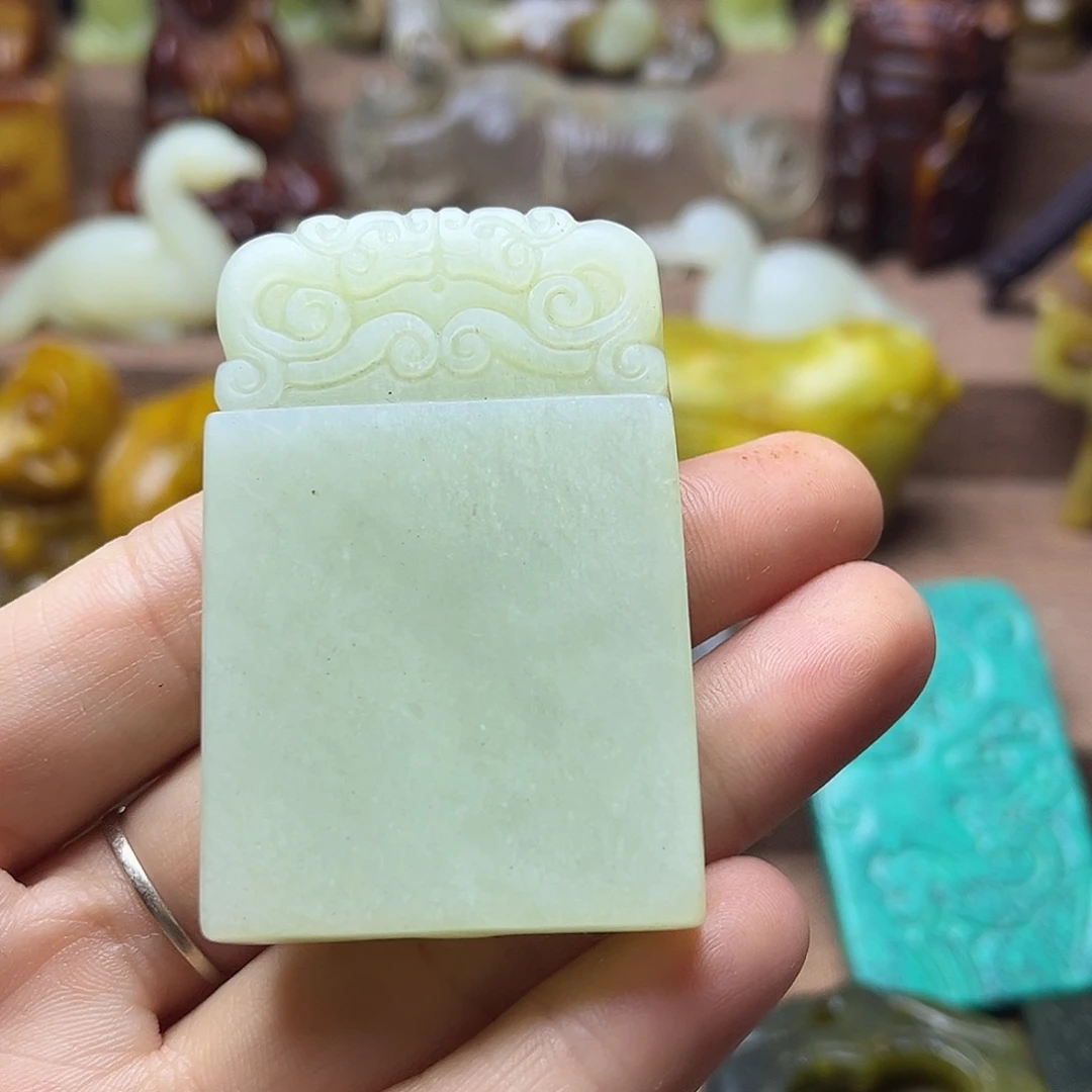 白玉菩提吊坠56。。