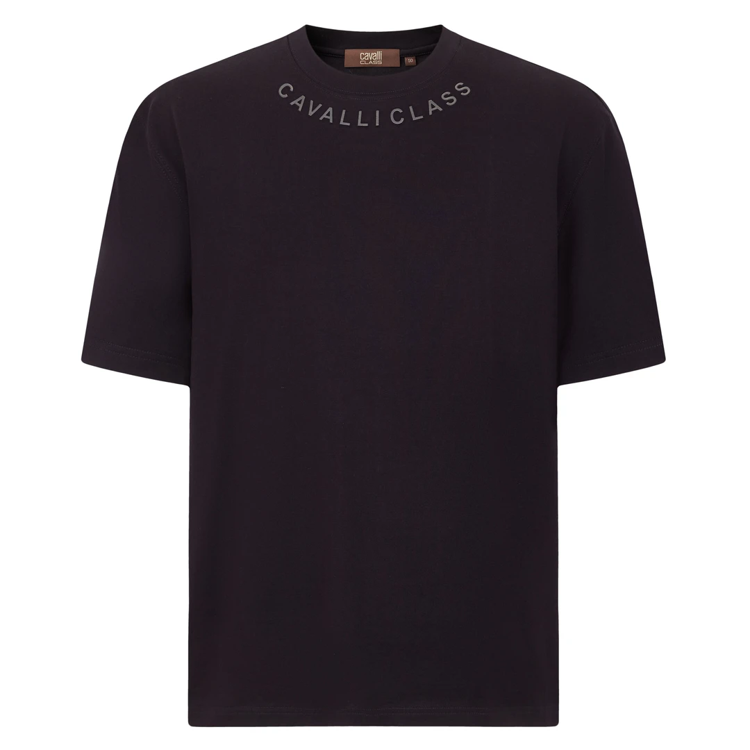 Cavalli Class26年舒适休闲logo印花男式短袖T恤内搭RWC189商品图