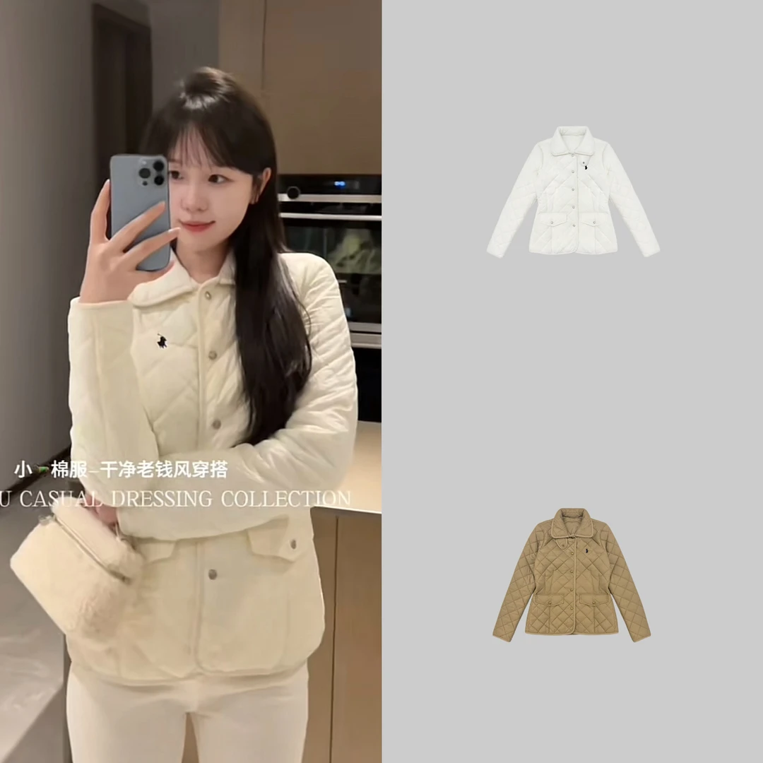 Tt zxu 兔子徐 | 小马款 绗缝菱格棉服 修身款夹克外套 T241208P