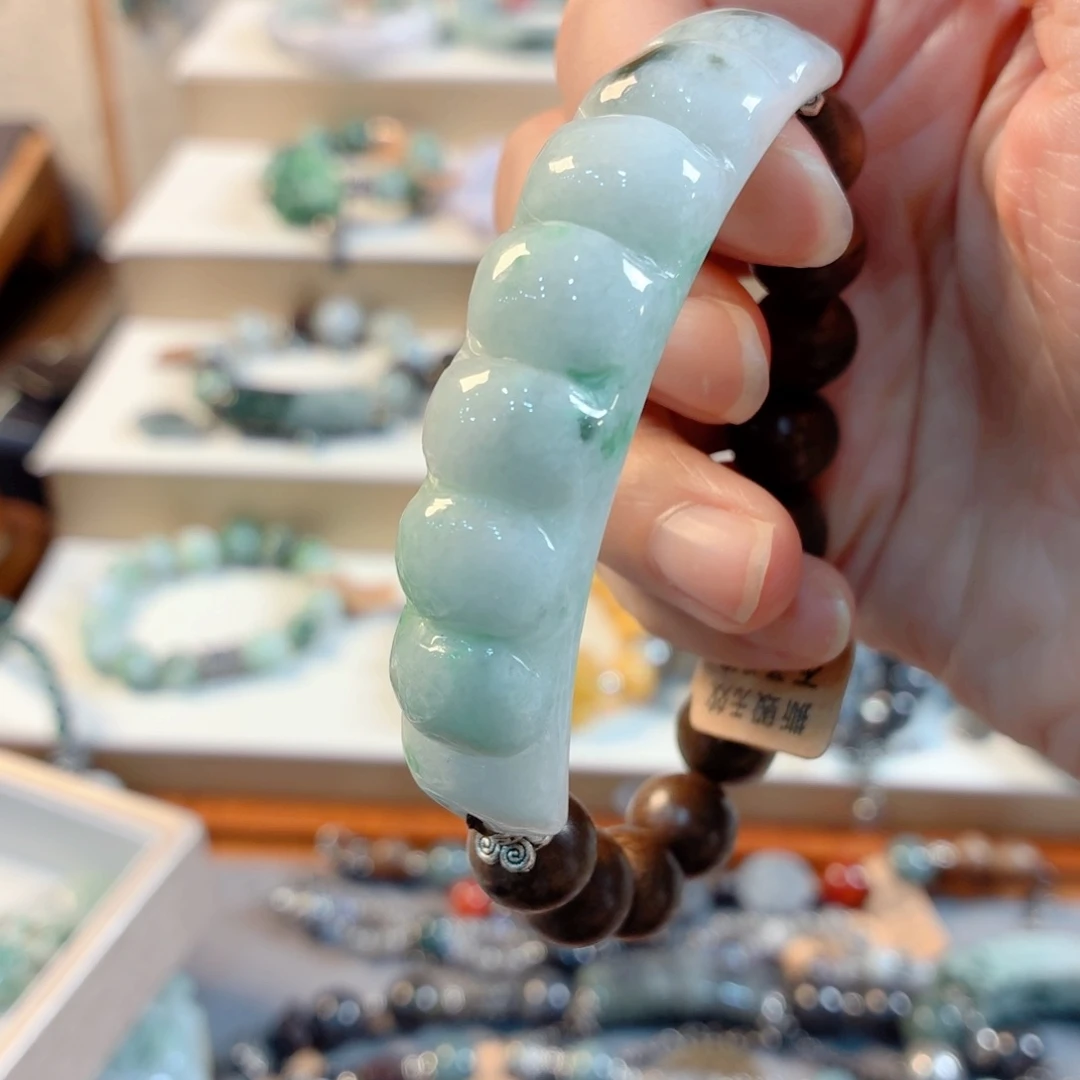 未镶嵌手链翡翠手串