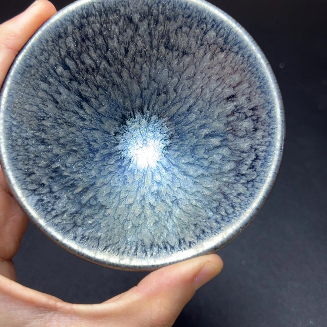 茶盏斗笠建窑建盏主人杯