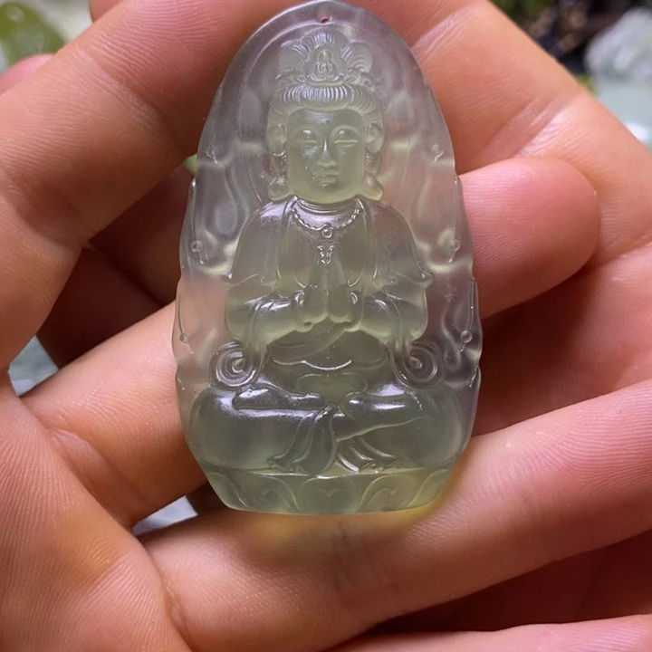 岫玉未镶嵌岫玉颈饰