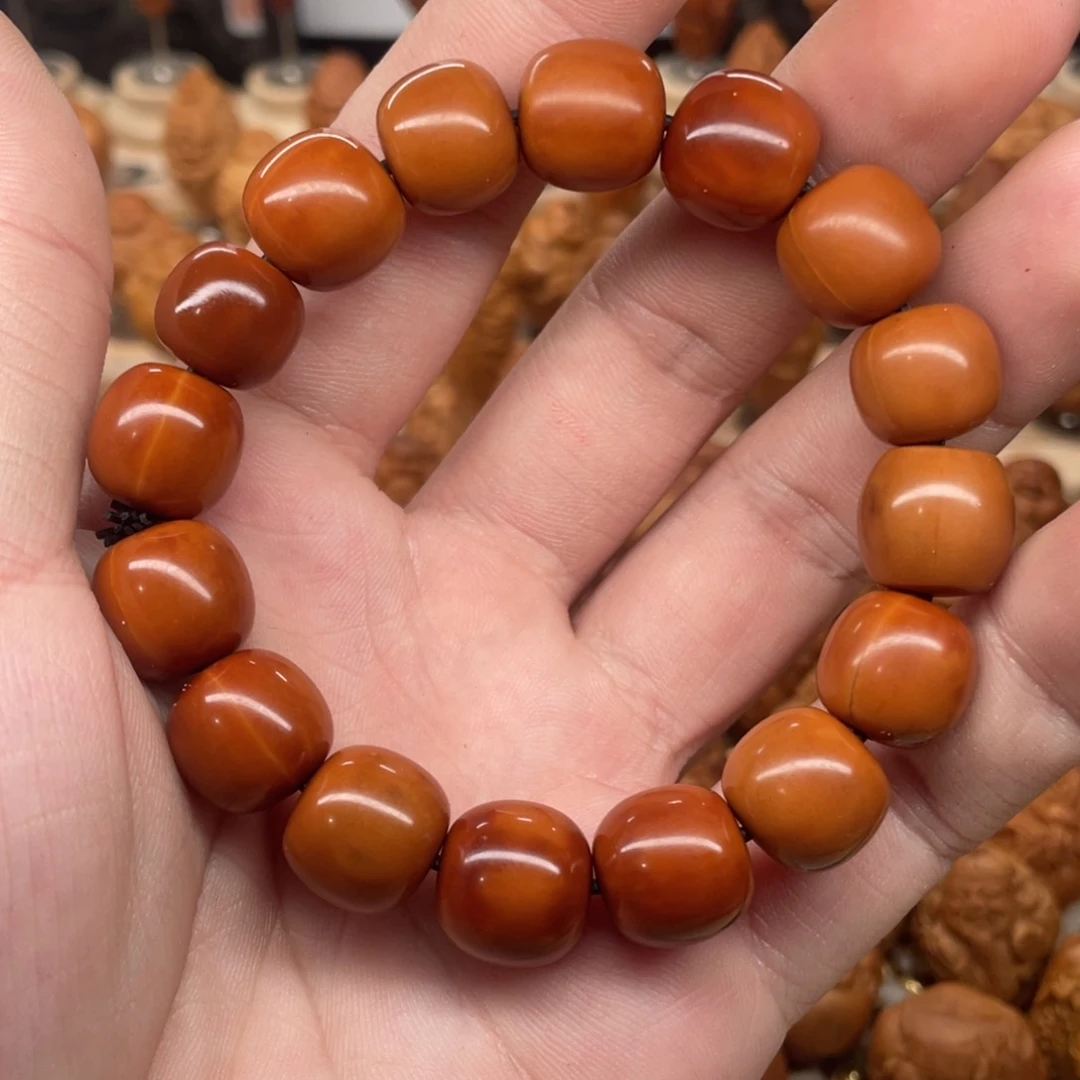 橄榄核手串/手链猴头光珠