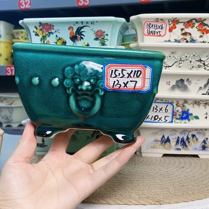 紫砂花瓶紫砂花盆