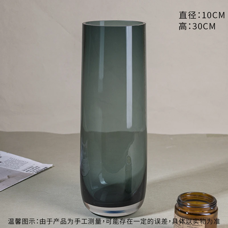 M722家用客厅琉璃花瓶水培鲜花客厅餐桌卧室装饰品