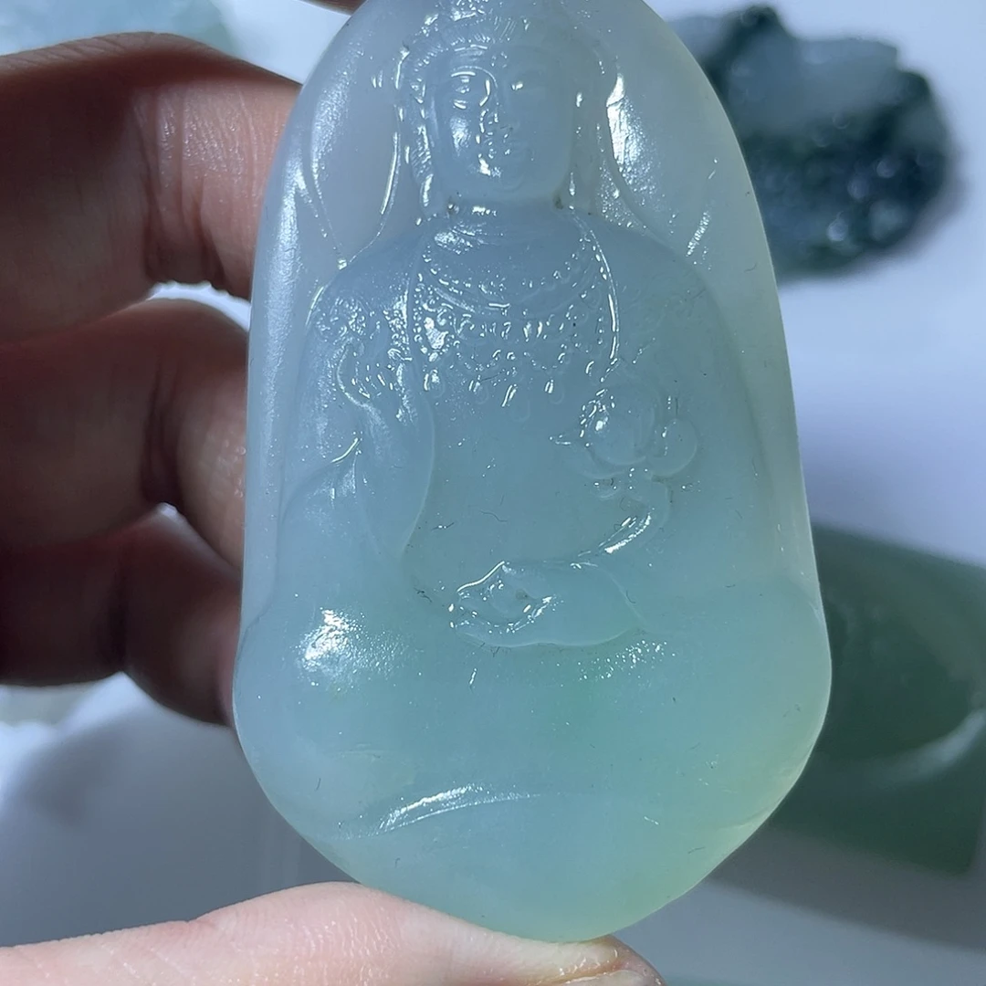 未镶嵌定制翡翠毛货