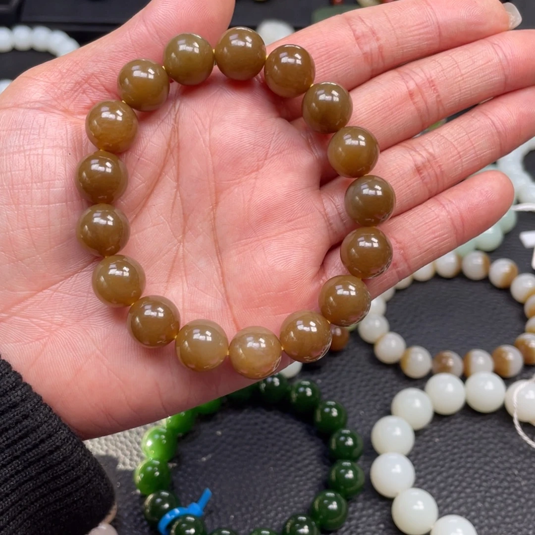 和田玉未镶嵌手链