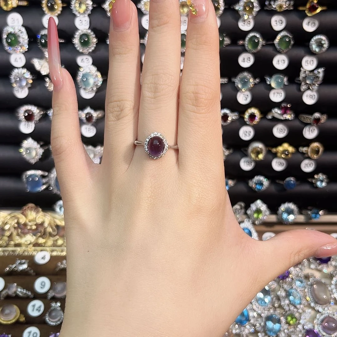 银S925镶嵌戒指黄晶