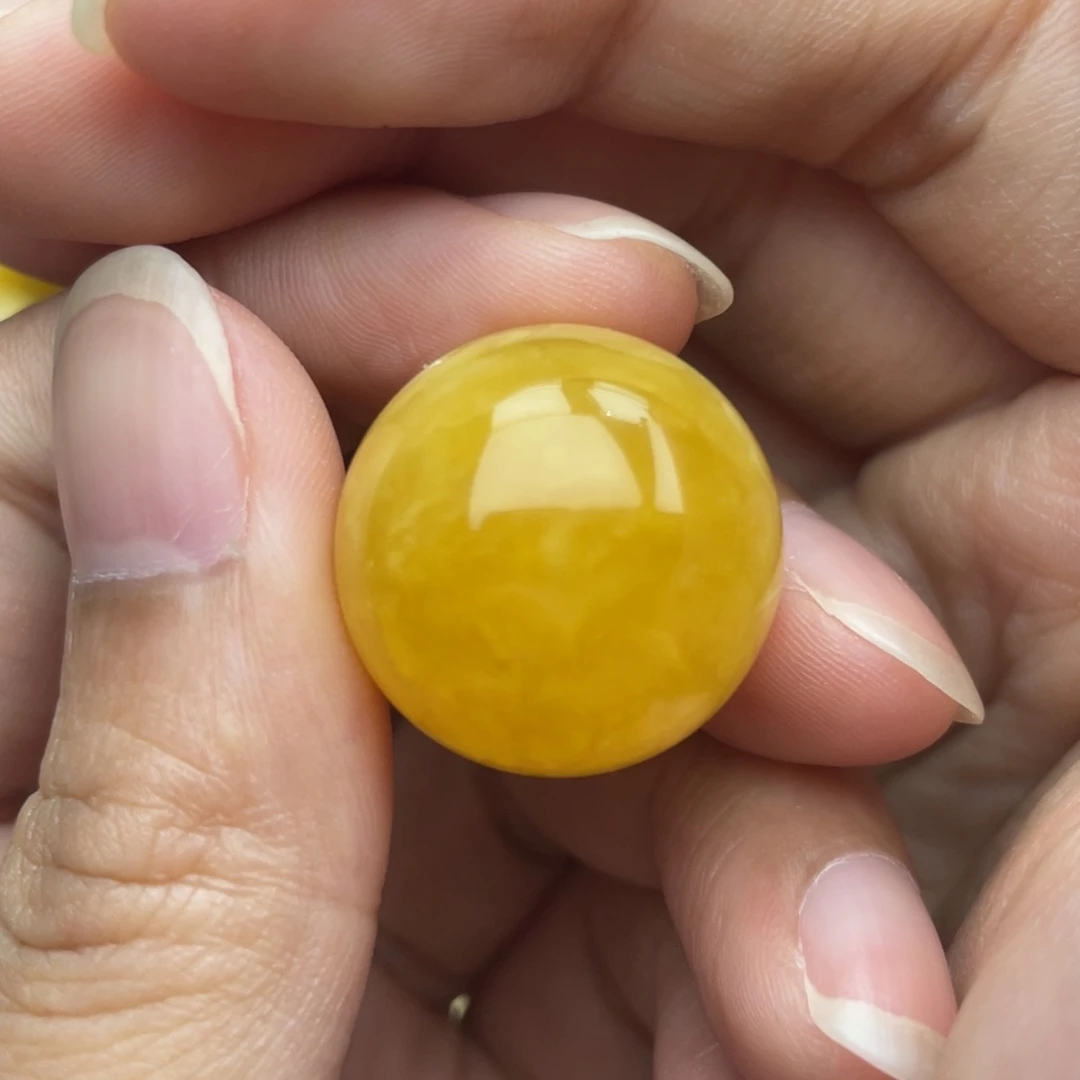琥珀未镶嵌颈饰蜜糖妖花
