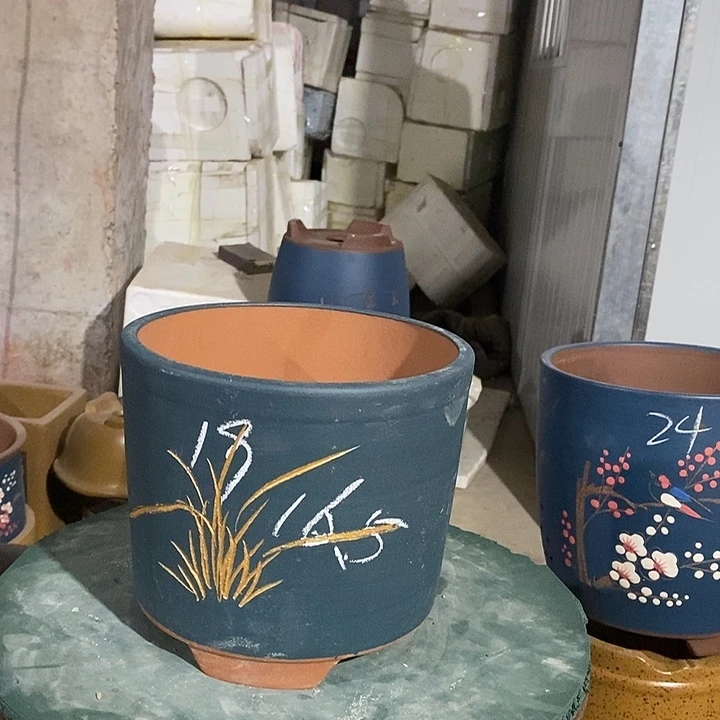 紫砂花盆紫砂花盆