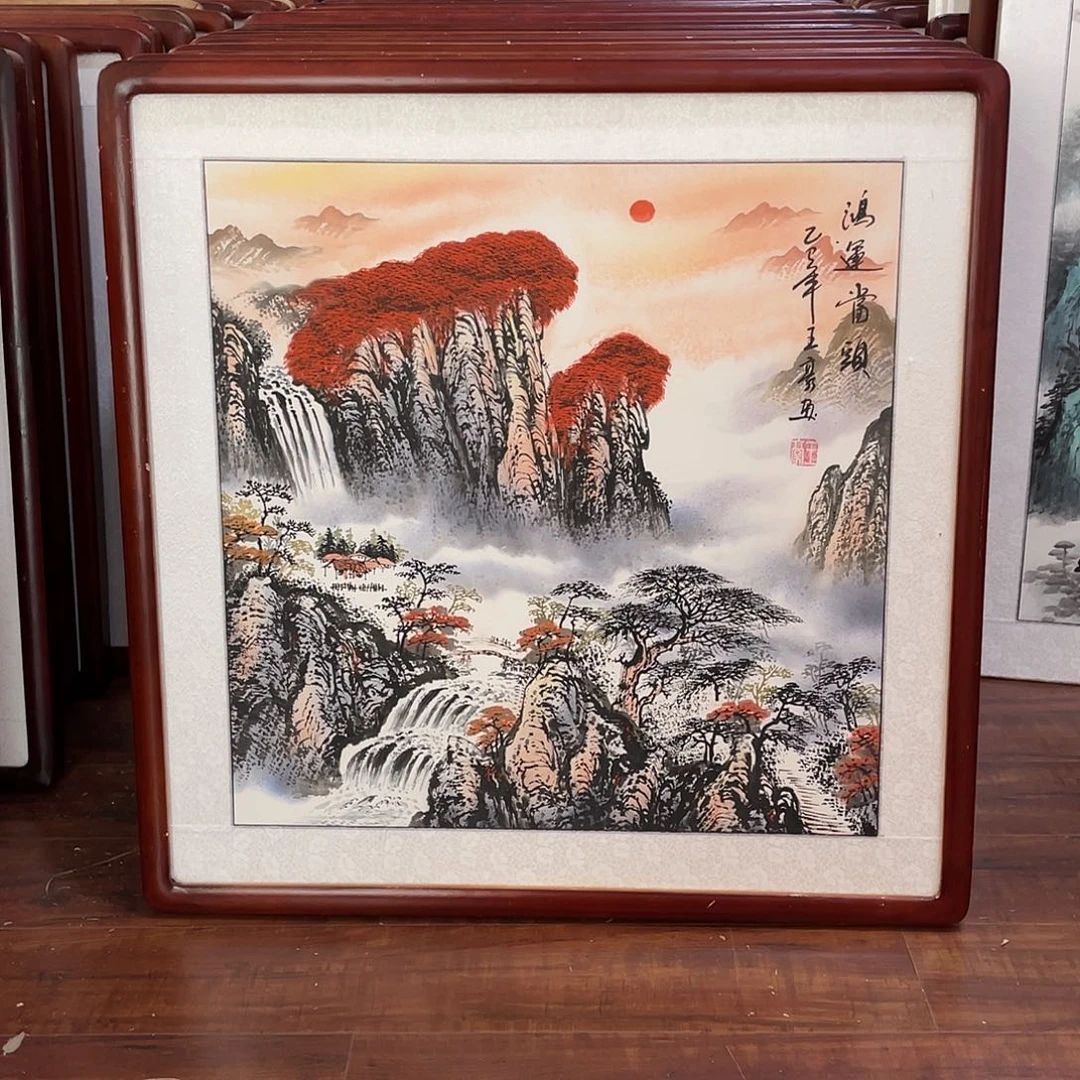 国画带框尺寸63*63厘米