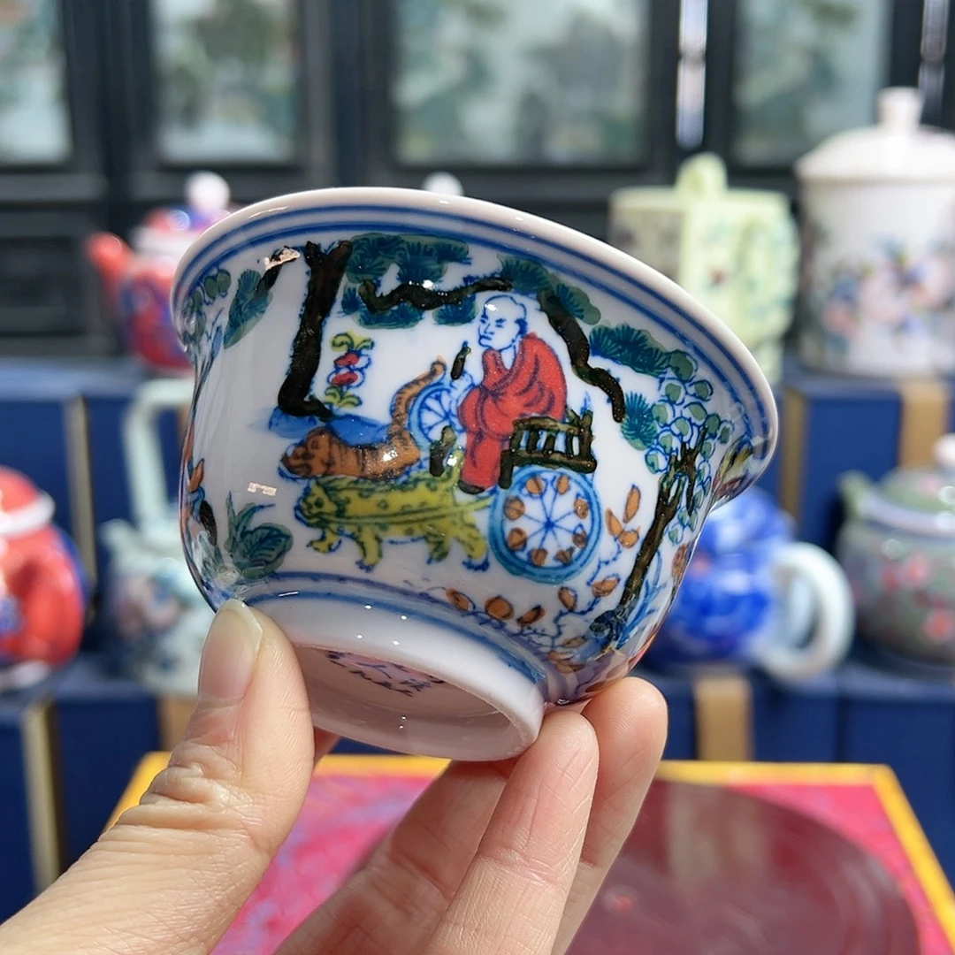 陶摆件景德镇陶瓷杯子