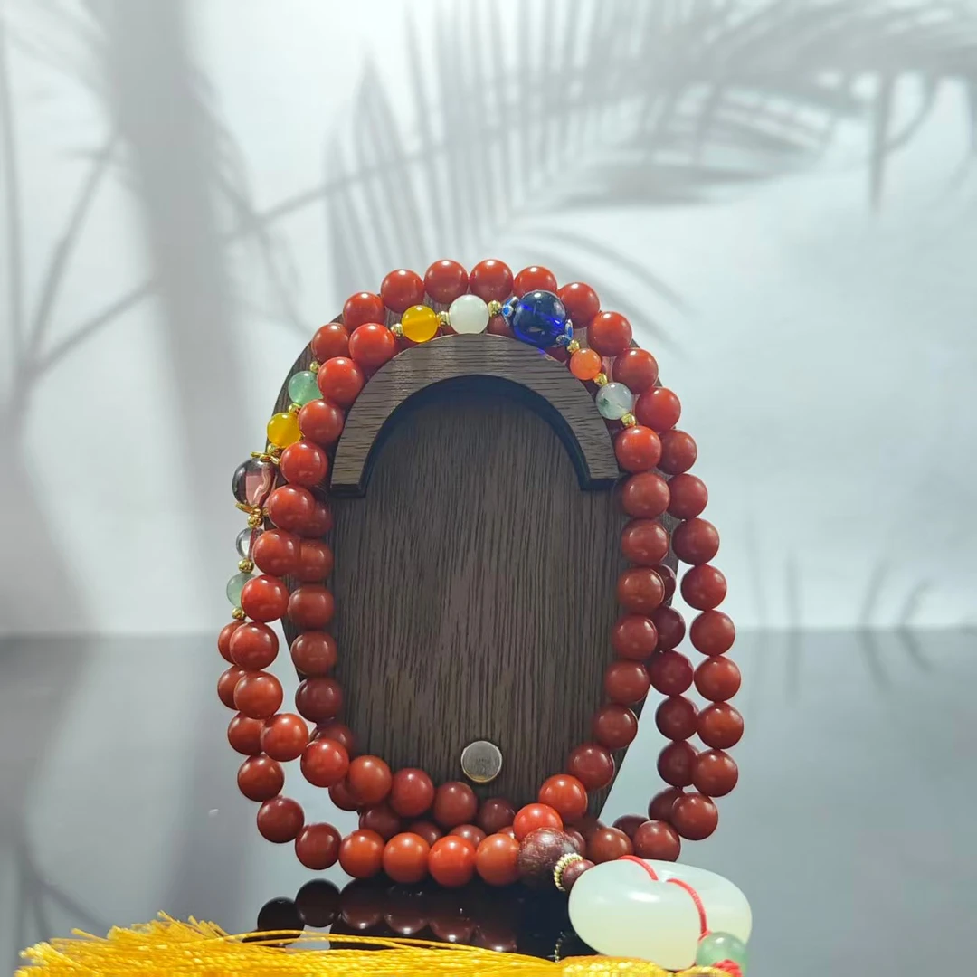 P玛瑙108项链（卡8）1560