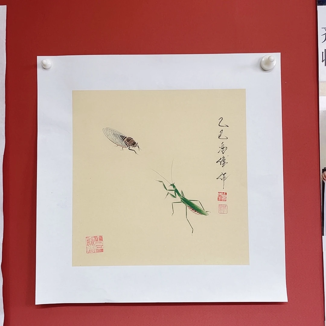 国画冯伟老师手绘国画作品音浩