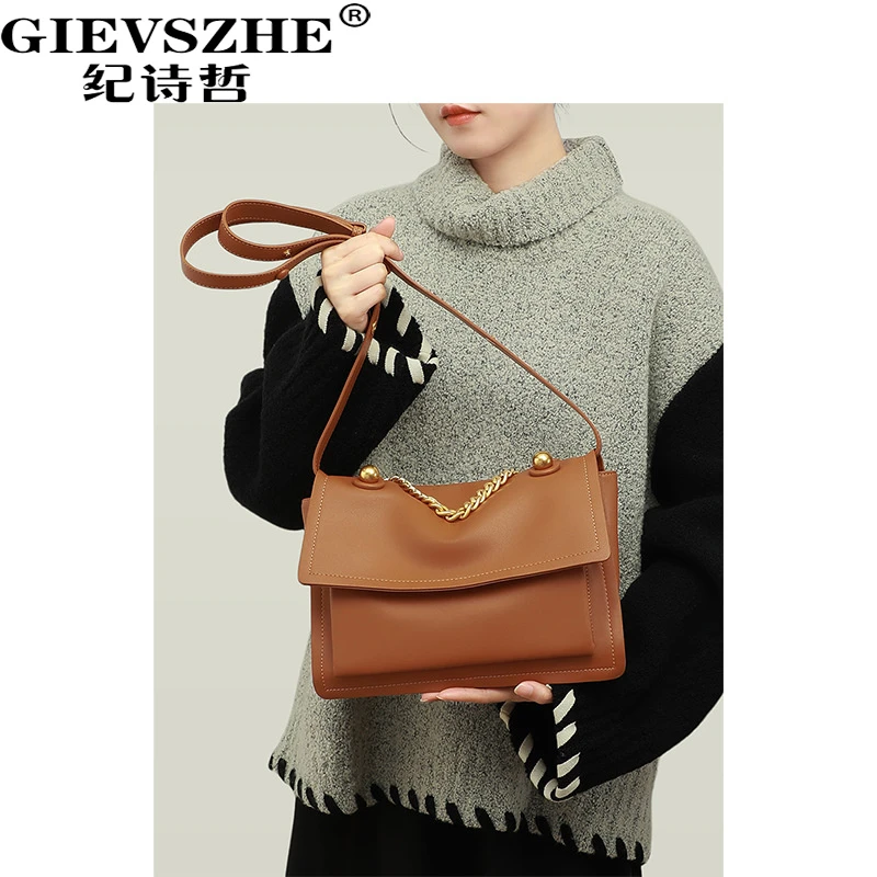 纪诗哲包包女款百搭斜挎包大容量单肩包送女友老婆七夕情人节礼物