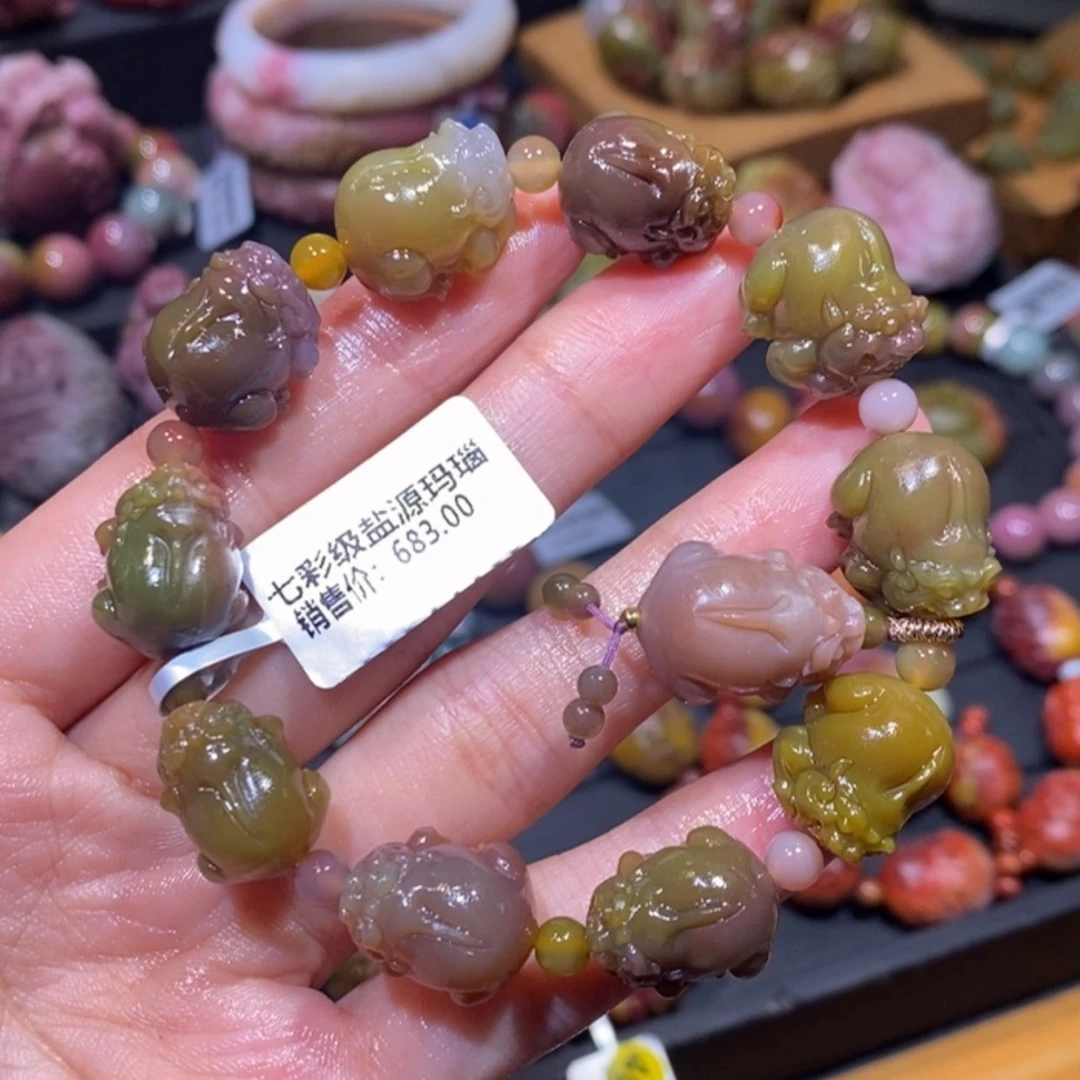 【闪购商品】未镶嵌手链玛瑙/玉髓盐源玛瑙