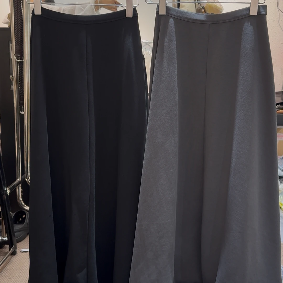 松紧腰显瘦百搭半裙