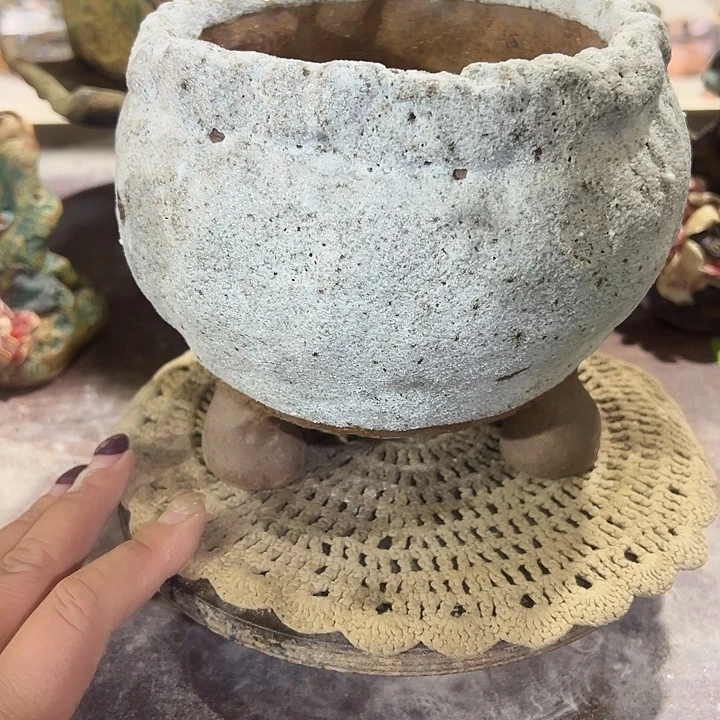 新店福利手工粗陶高温花盆36