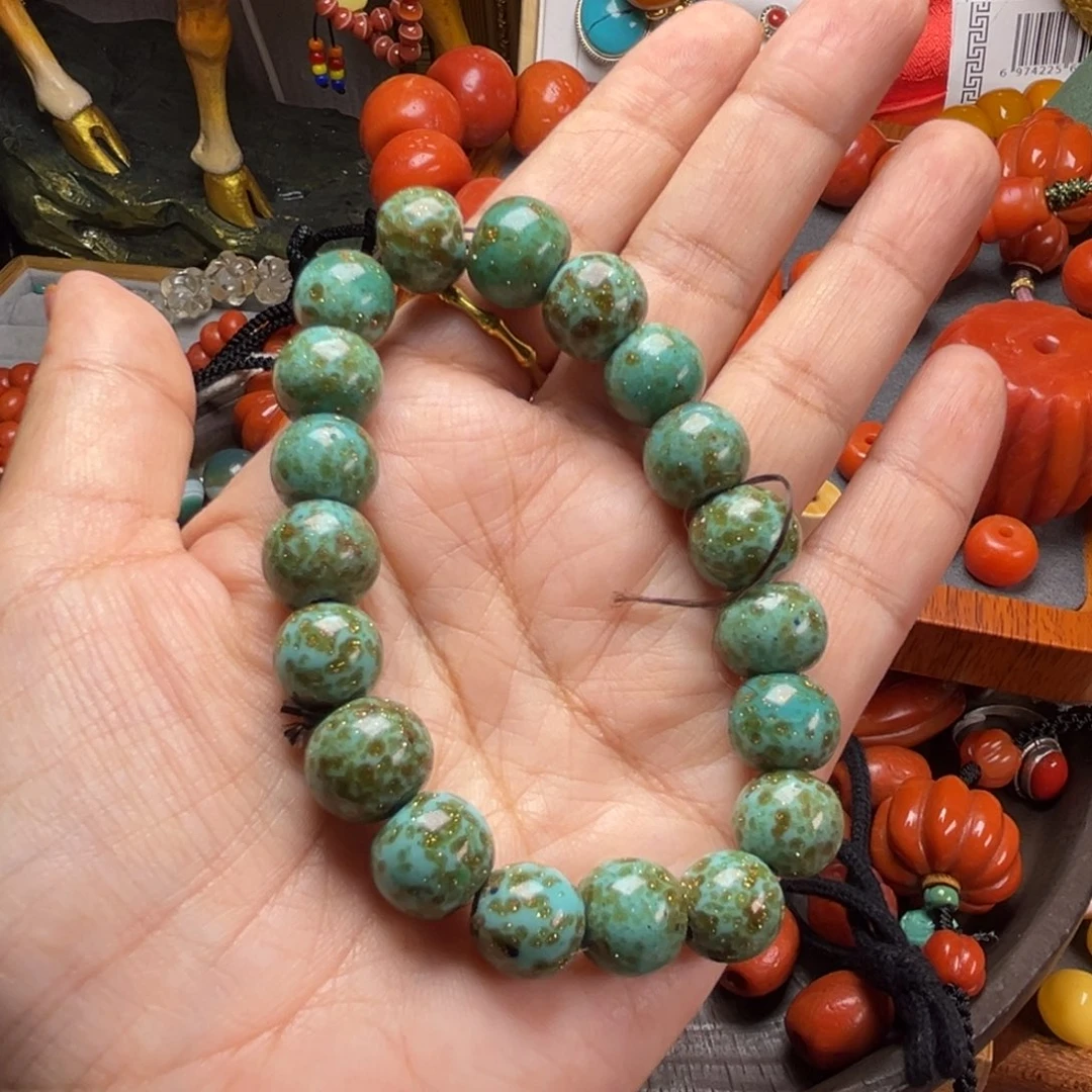 雲***輕颈饰玻璃手串一条大漂亮