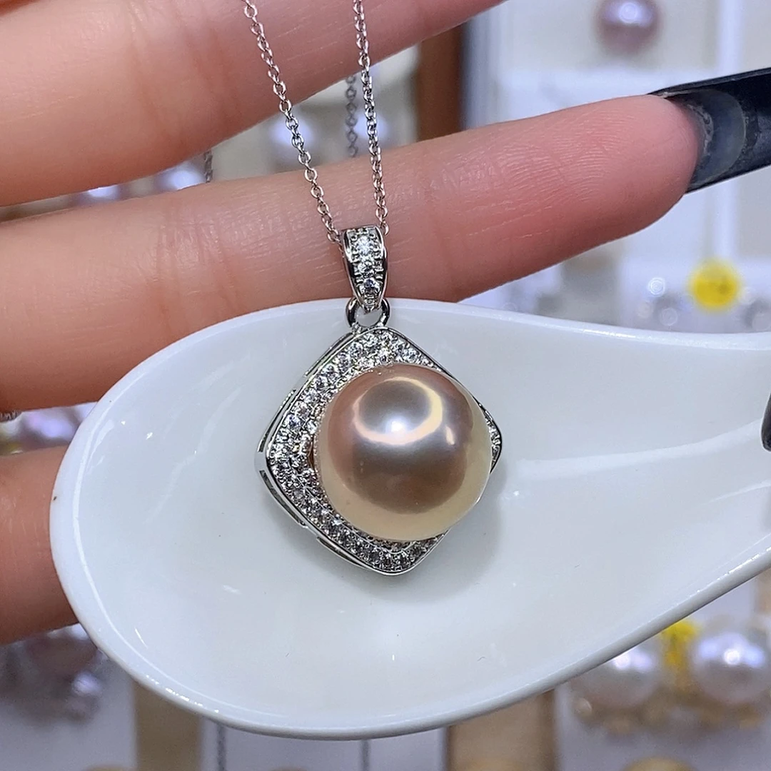 颈饰合金淡水珍珠F