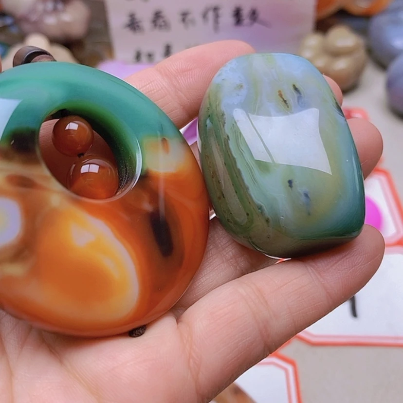 【闪购商品】未镶嵌玛瑙/玉髓珠宝半成品6***3