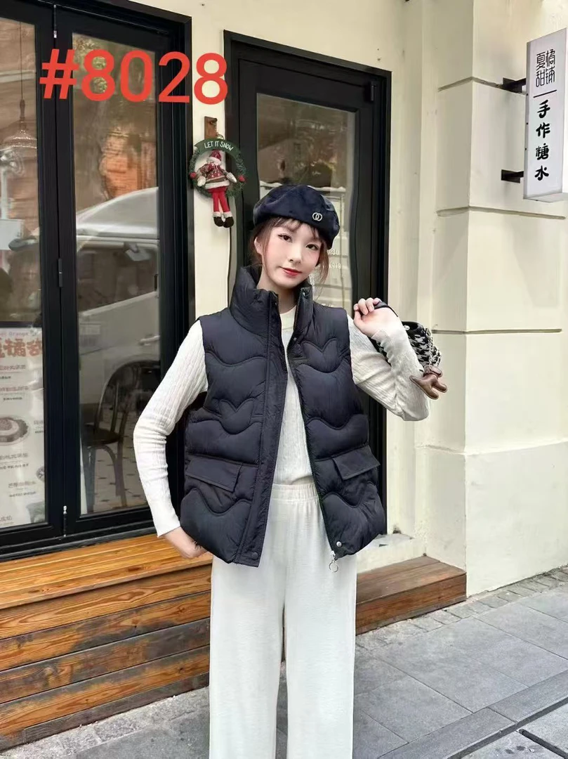 【亏本清仓】新款棉马夹女韩版冬季棉马甲立领背心外穿坎肩8028