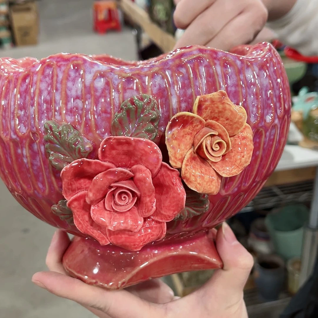 【闪购商品】陶瓷陶瓷多肉植物花盆