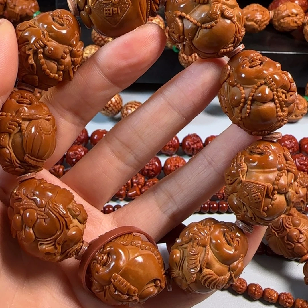 手串/手链橄榄核24大弥勒手串