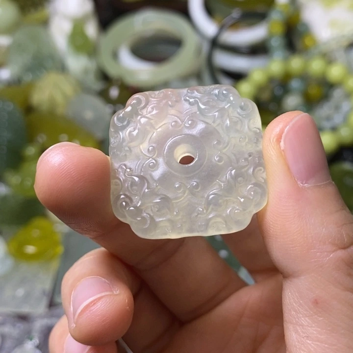 岫玉岫玉挂件未镶嵌