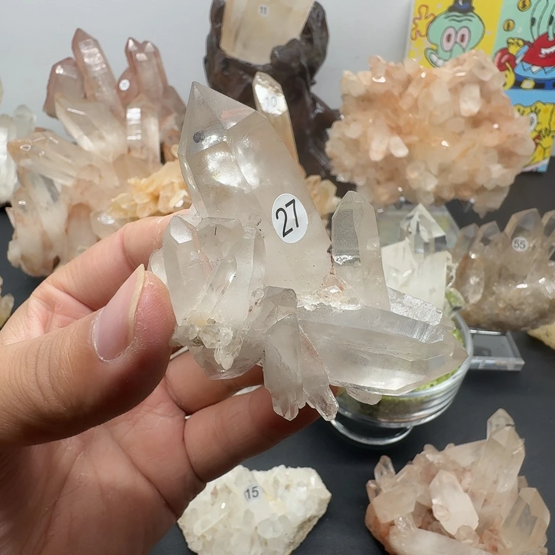 银S925镶嵌珠宝半成品水晶19