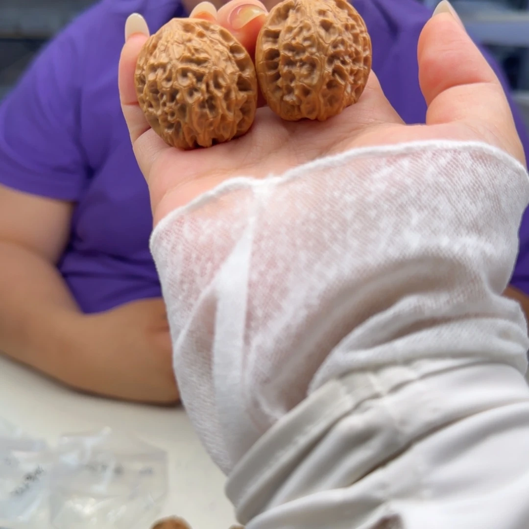 文玩核桃手串特殊30-34盔甲纹