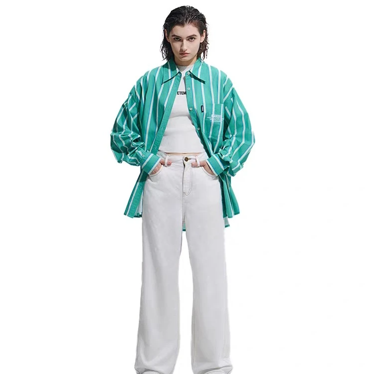 早秋新品英伦轻奢高阶潮牌长袖衬衣秋季2025新款秋天的第一件衬衣