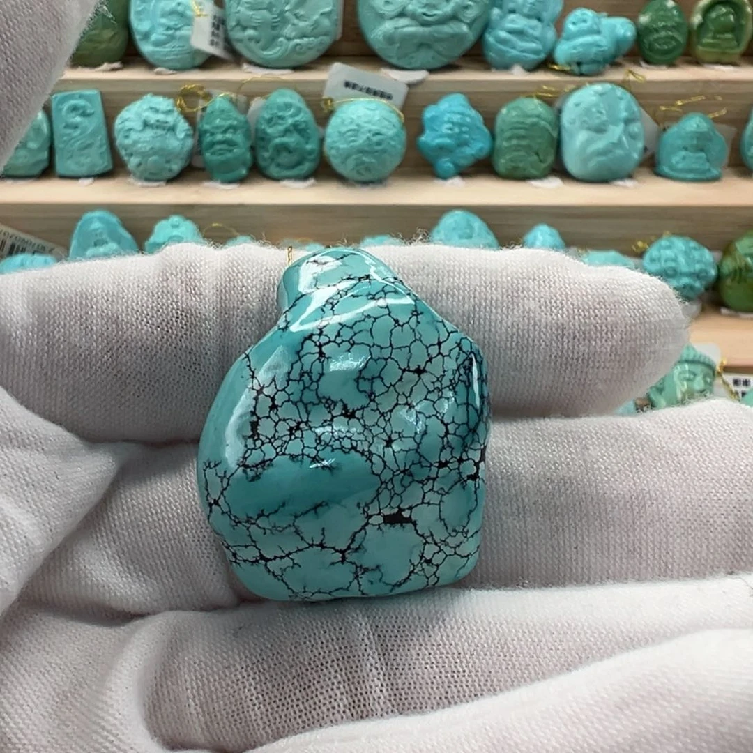 未镶嵌绿松石随形 25.8mm