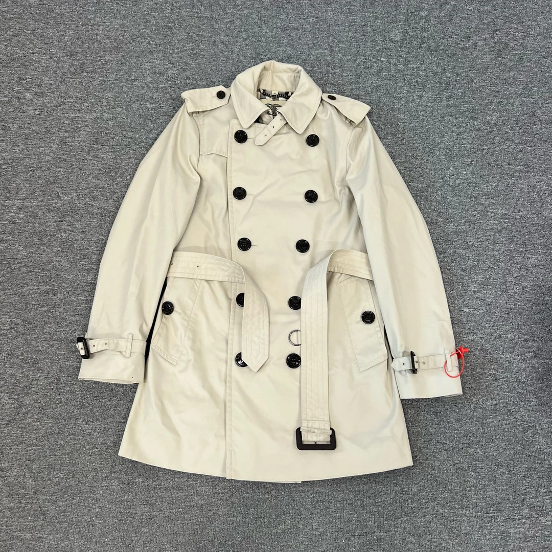99新 AMIPARIS Burberry 巴宝莉 经典款 风衣 99新 48码