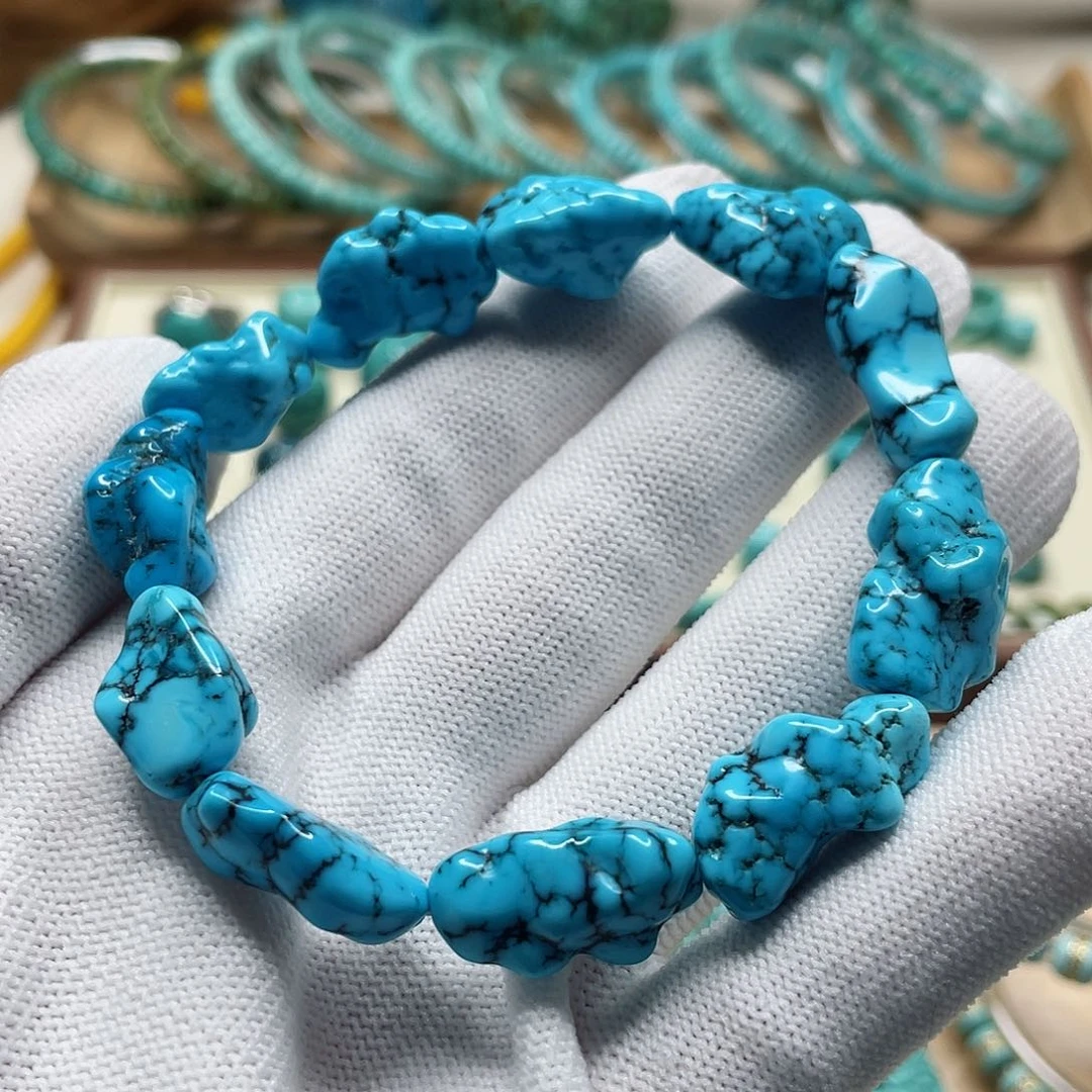 绿松石珠宝半成品未镶嵌