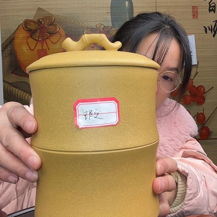 紫砂茶杯原矿紫砂杯