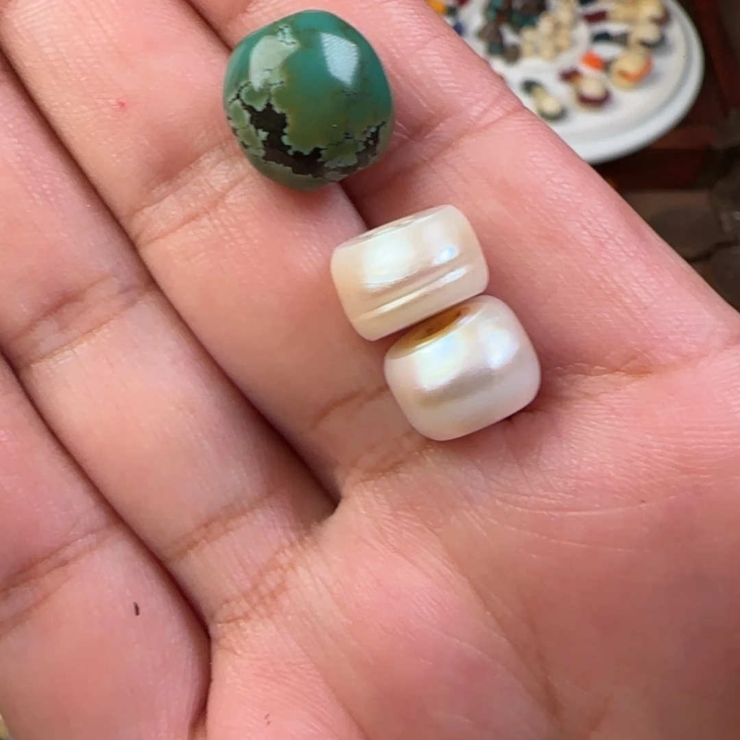 半***心树脂制品念珠配饰