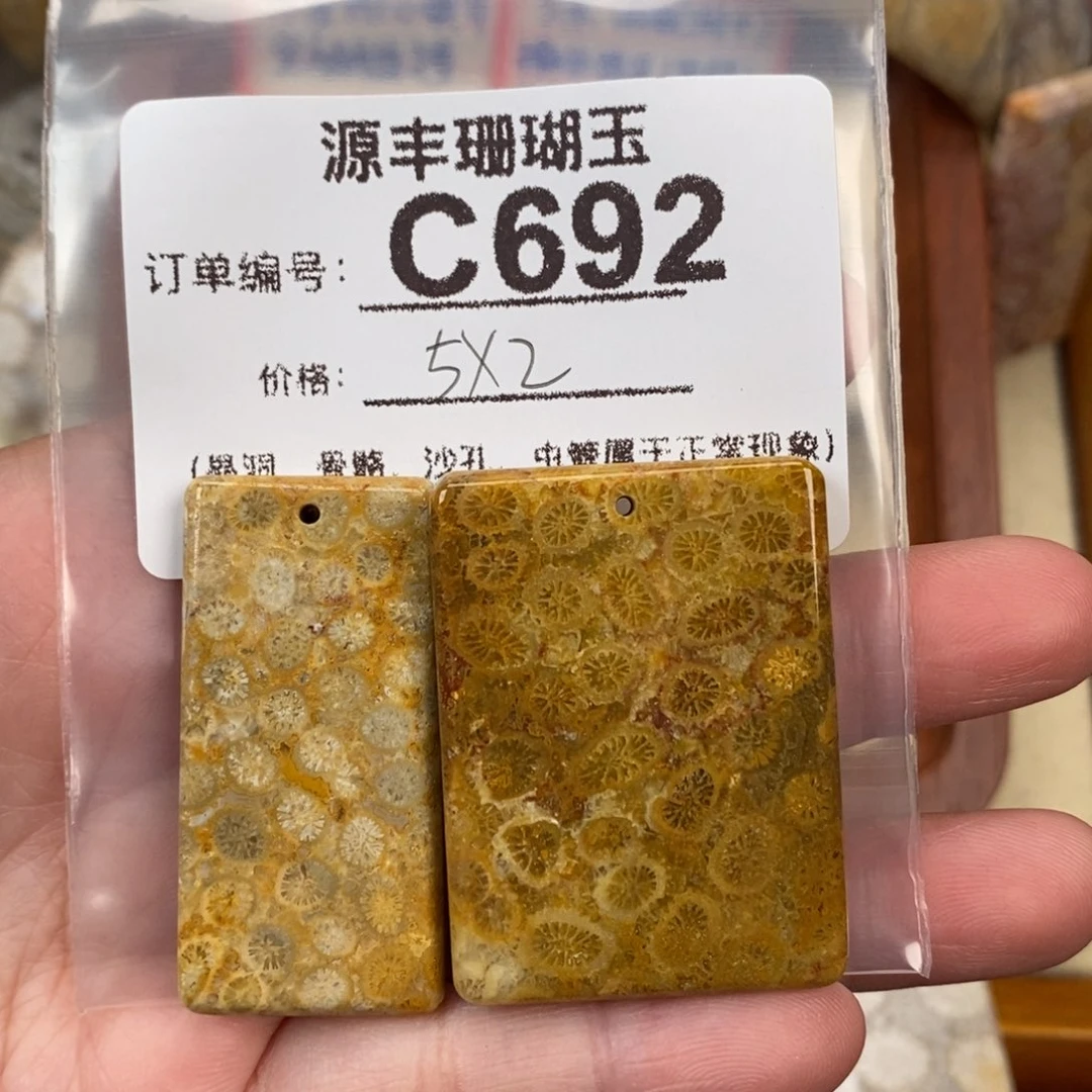 硅化玉颈饰未镶嵌瑾