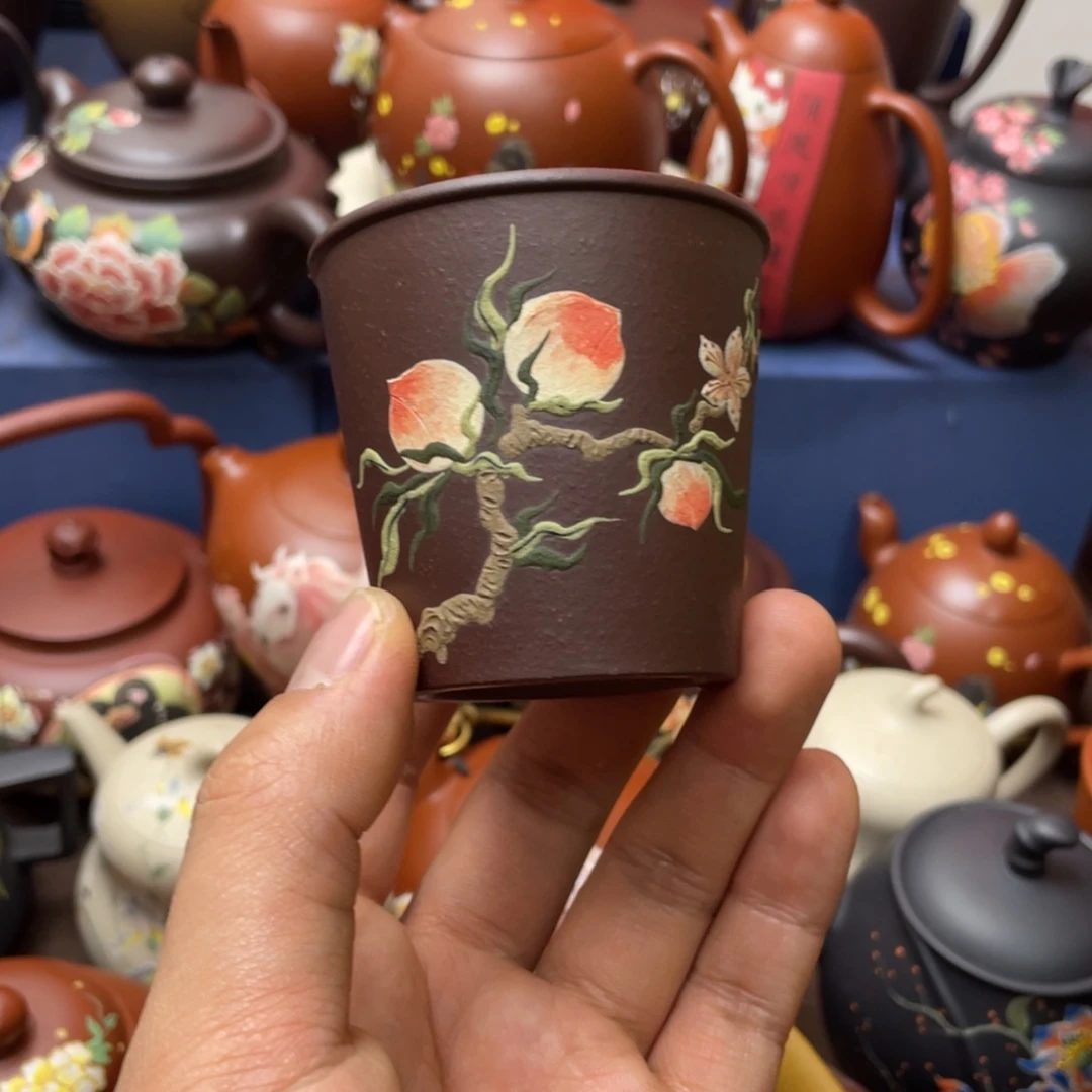 紫砂茶杯紫砂主人杯100cc