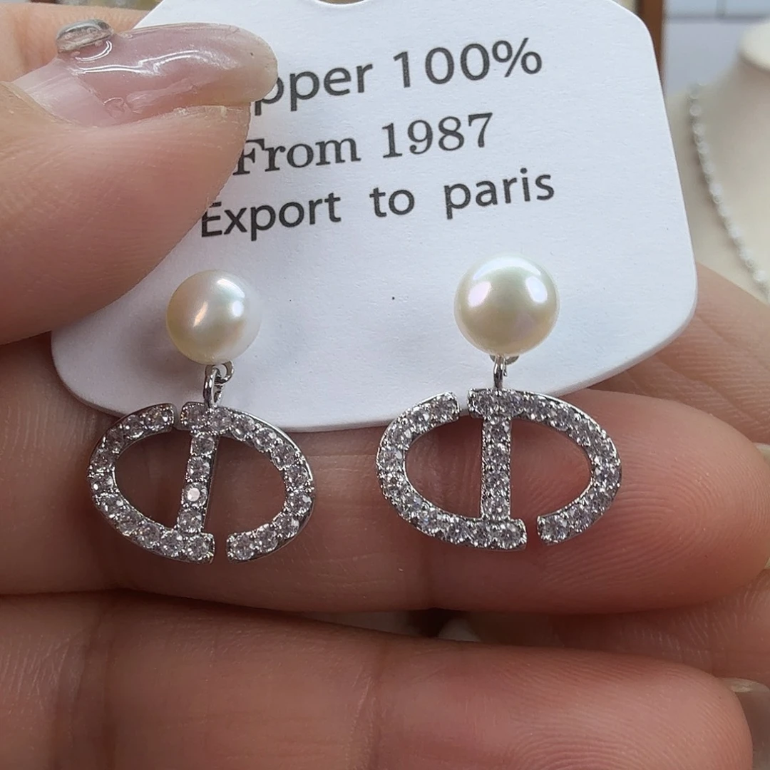 淡水珍珠耳饰未镶嵌