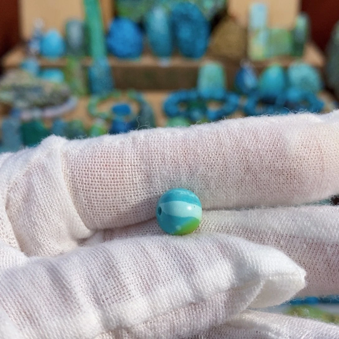 逍***子定制绿松石水波纹老型