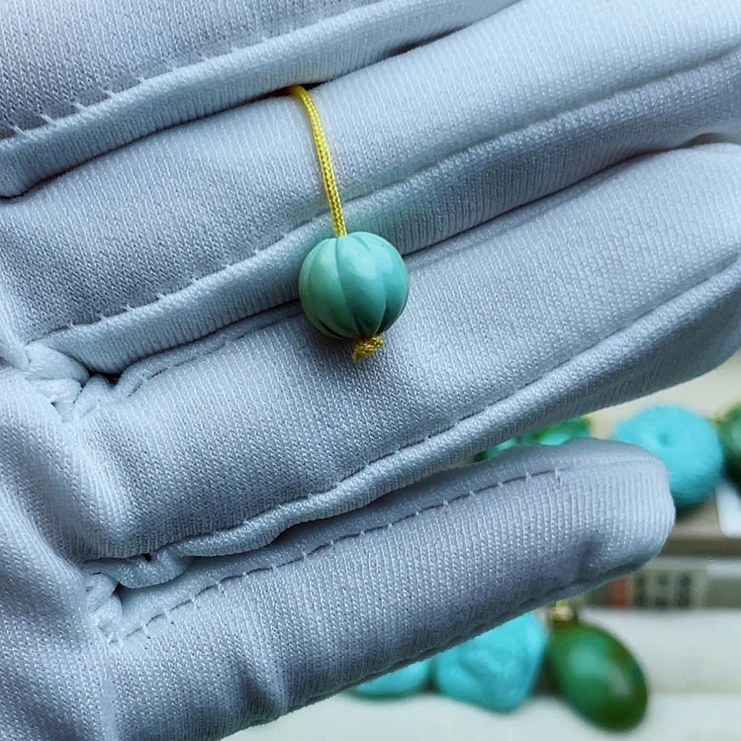 未镶嵌绿松石珠宝半成品