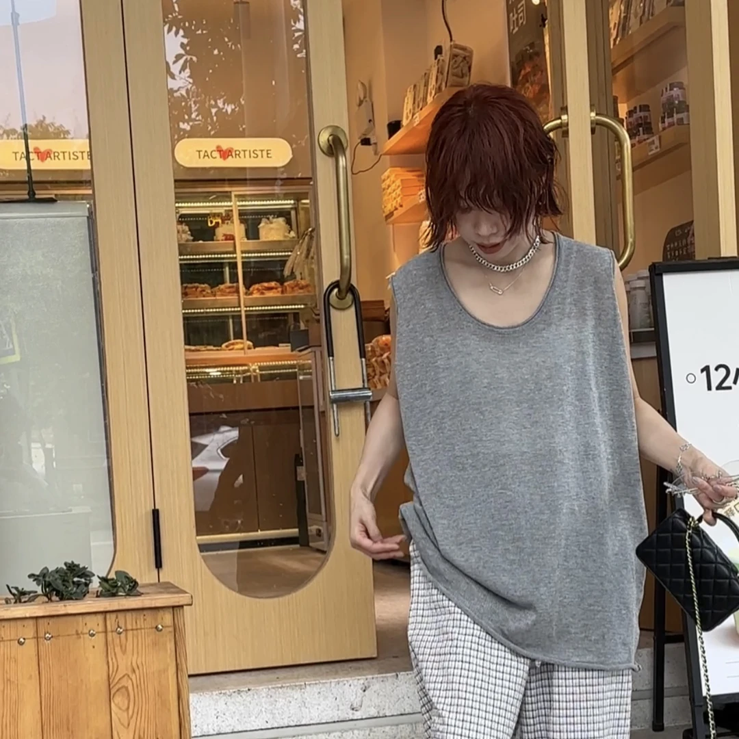 LIS&AZ-卷边针织背心CT5121