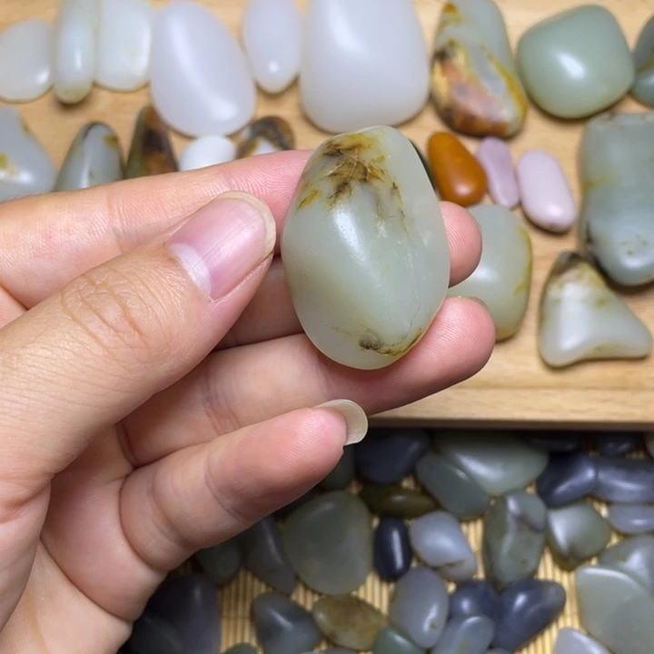 手链未镶嵌和田玉（糖玉）