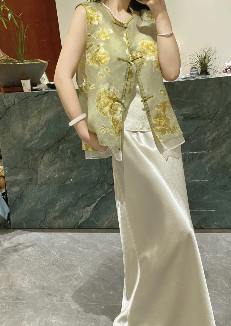 1号链接真丝桑蚕丝香云纱复古连衣裙夏季衬衫气质