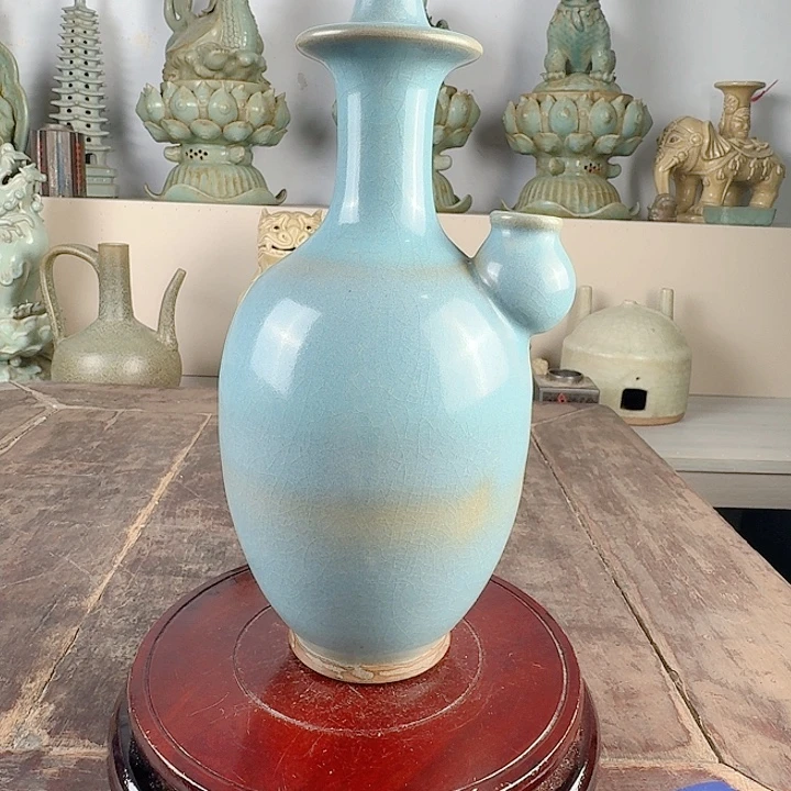 大***明钧窑净瓶合作愉快