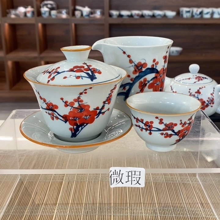 釉下老陶泥手工绘制