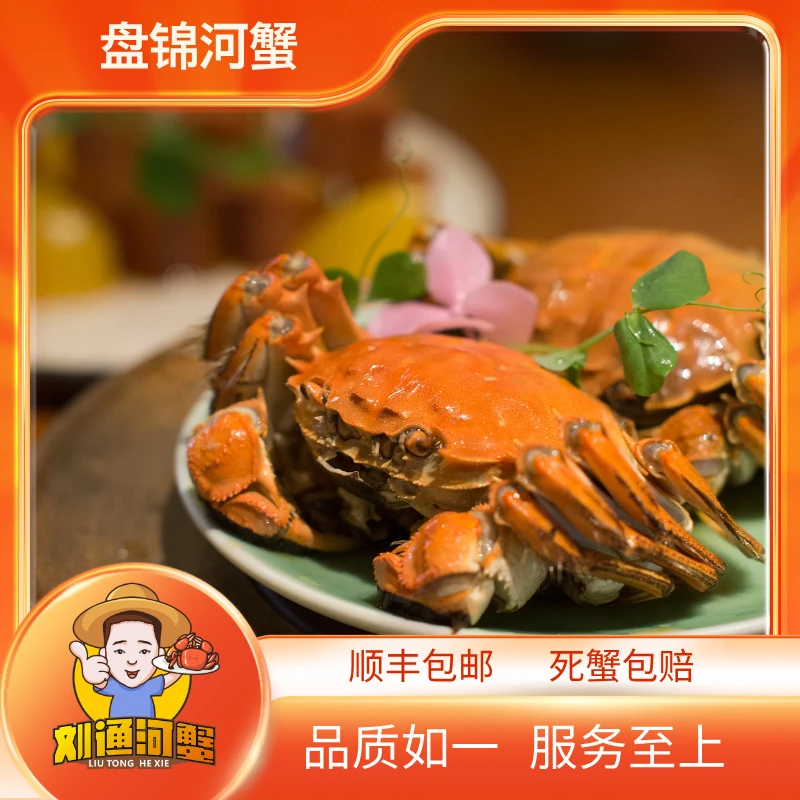 【活蟹】盘锦河蟹母蟹1-1.3两（20/25只装）顺丰包邮